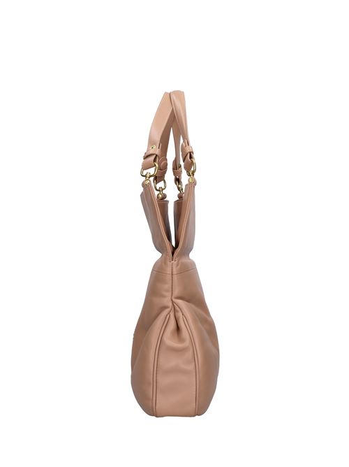 Borsa Woven Logo in pelle LA CARRIE | 142P-MG-190-LEABEIGE